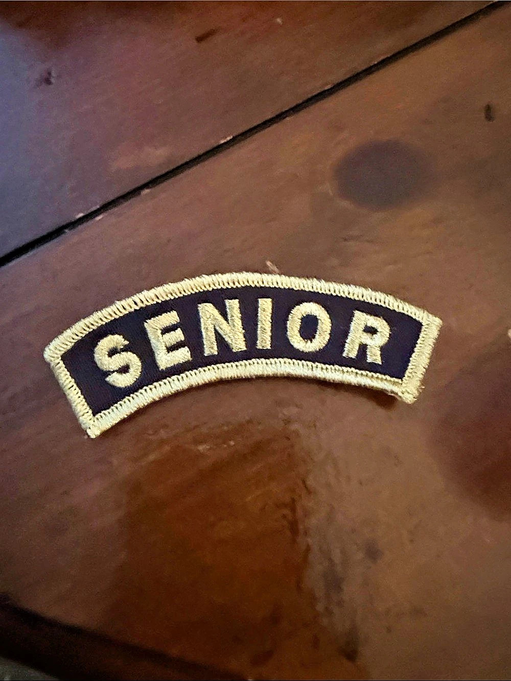 Senior Embroidered Patch